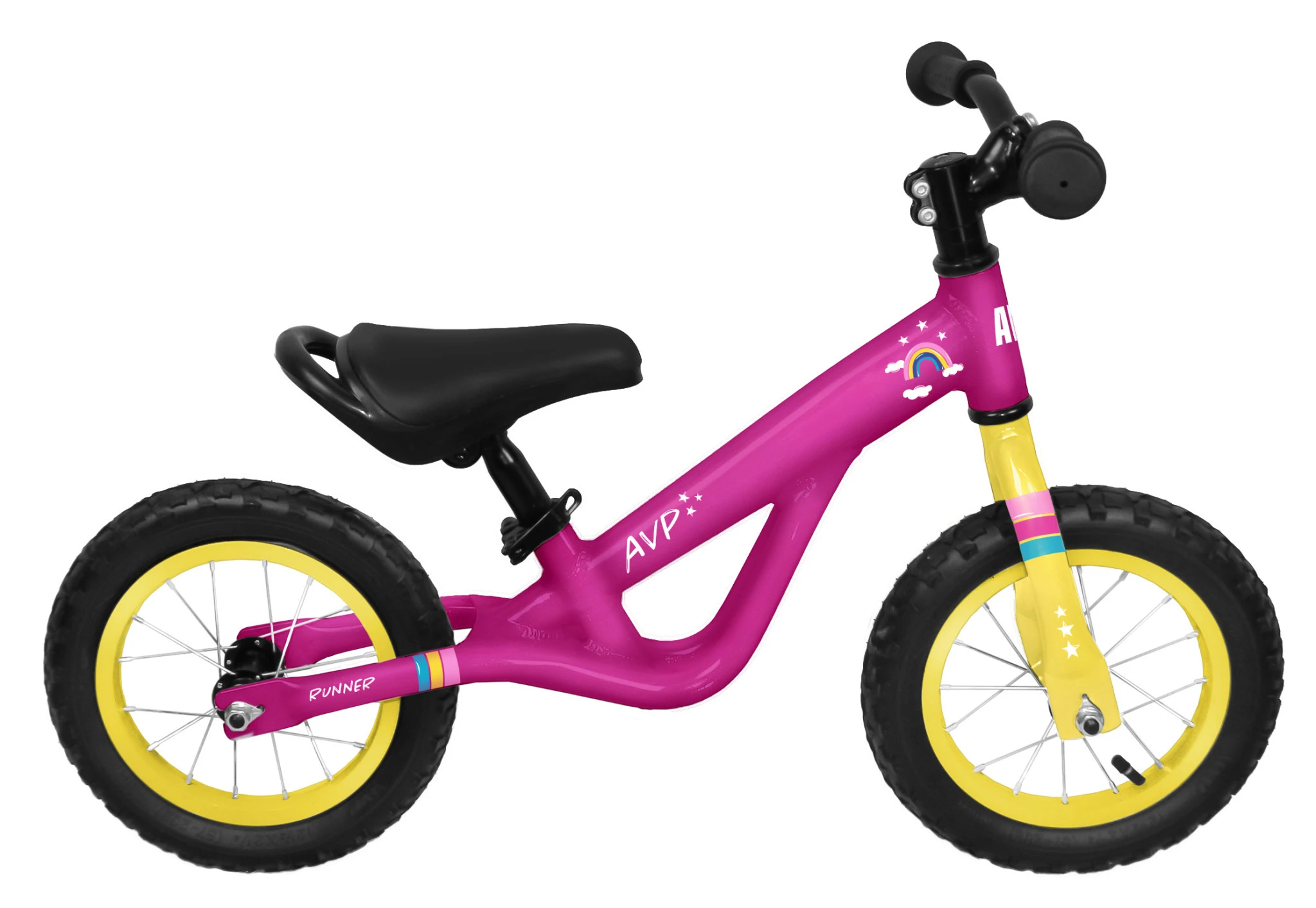 AVP AVP Arc-en-Ciel Runner Bike Fille 12"
