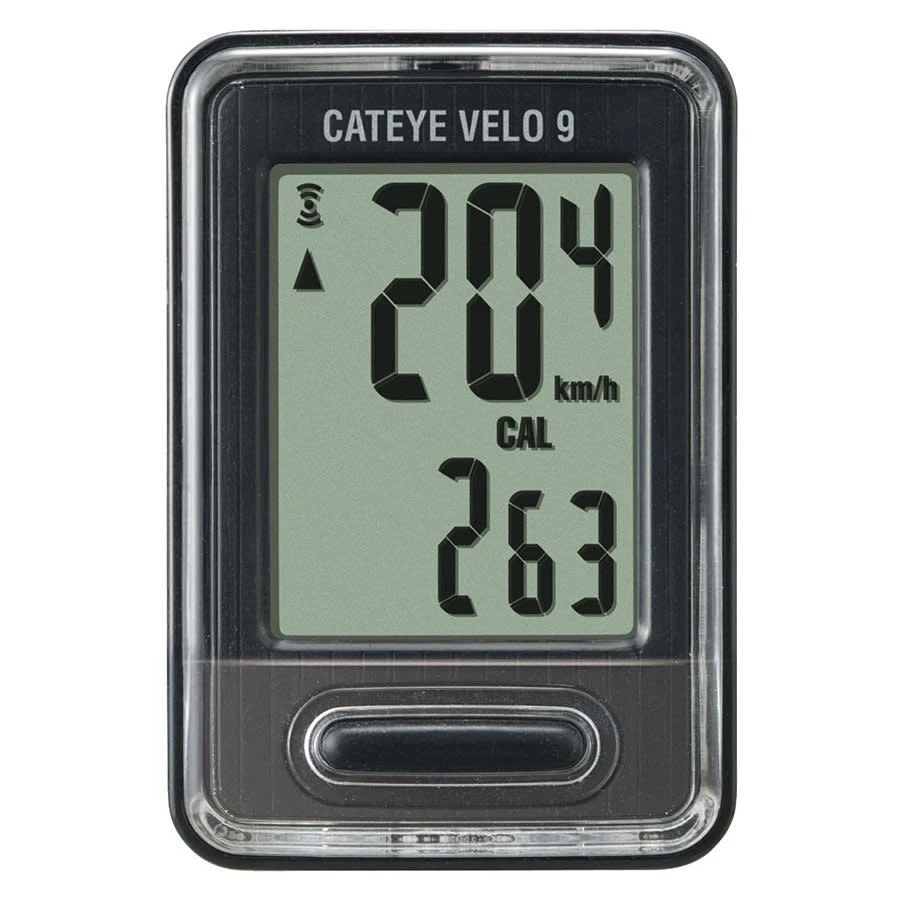CatEye Cyclomètre Velo 9 (CC-VL820) Noir