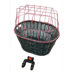 Damco Adventure 3QR Panier Osier Noir Pour Guidon