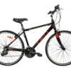 DCO DCO DOWNTOWN 700 BLACK-RED 21 VÉLO HYBRIDE