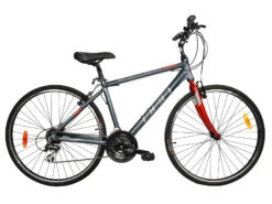 DCO DCO Downtown 702 Hybrid Bike Charcoal-red