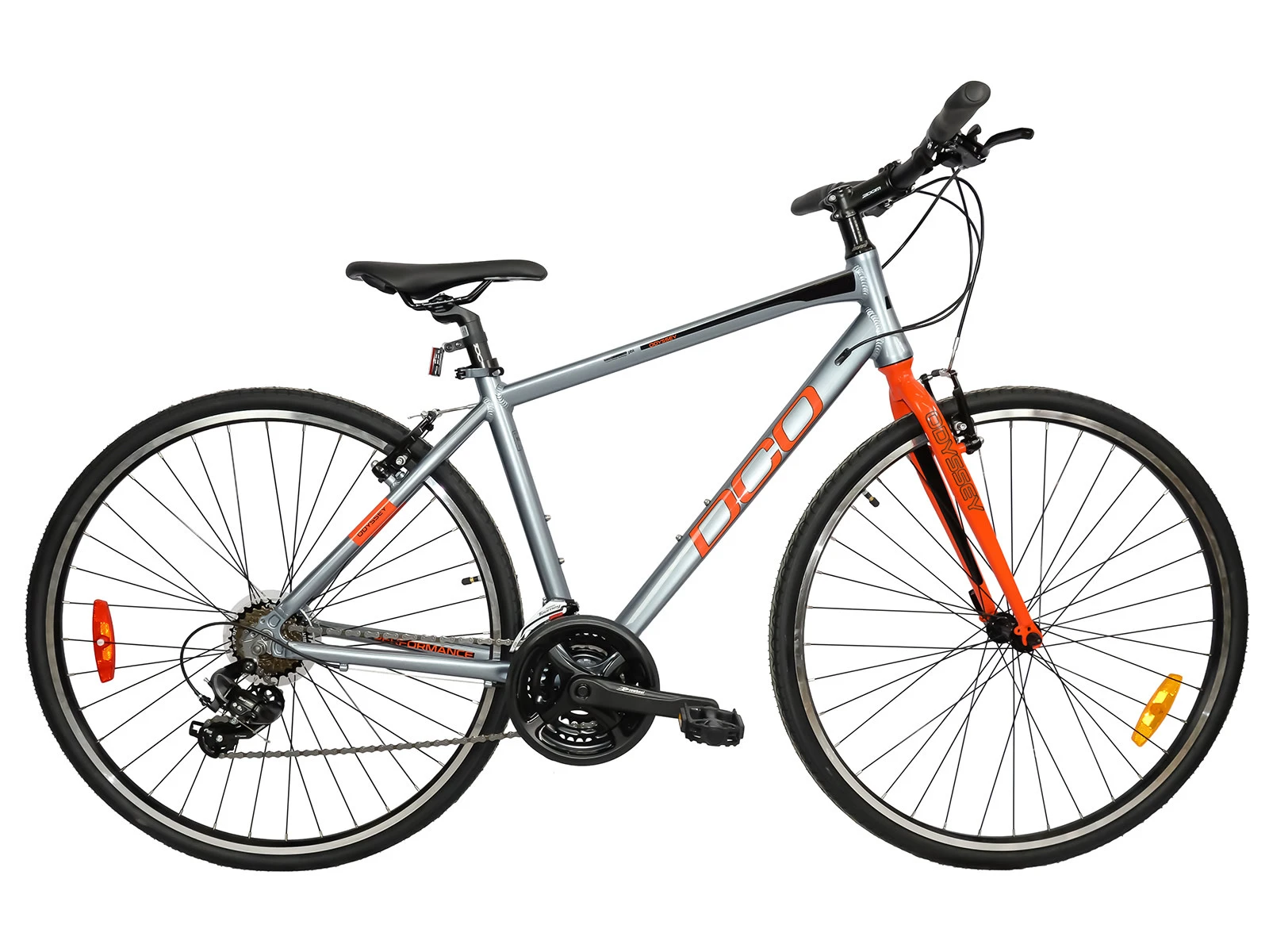 DCO DCO ODYSSEY GREY-ORANGE 21 VÉLO HYBRIDE