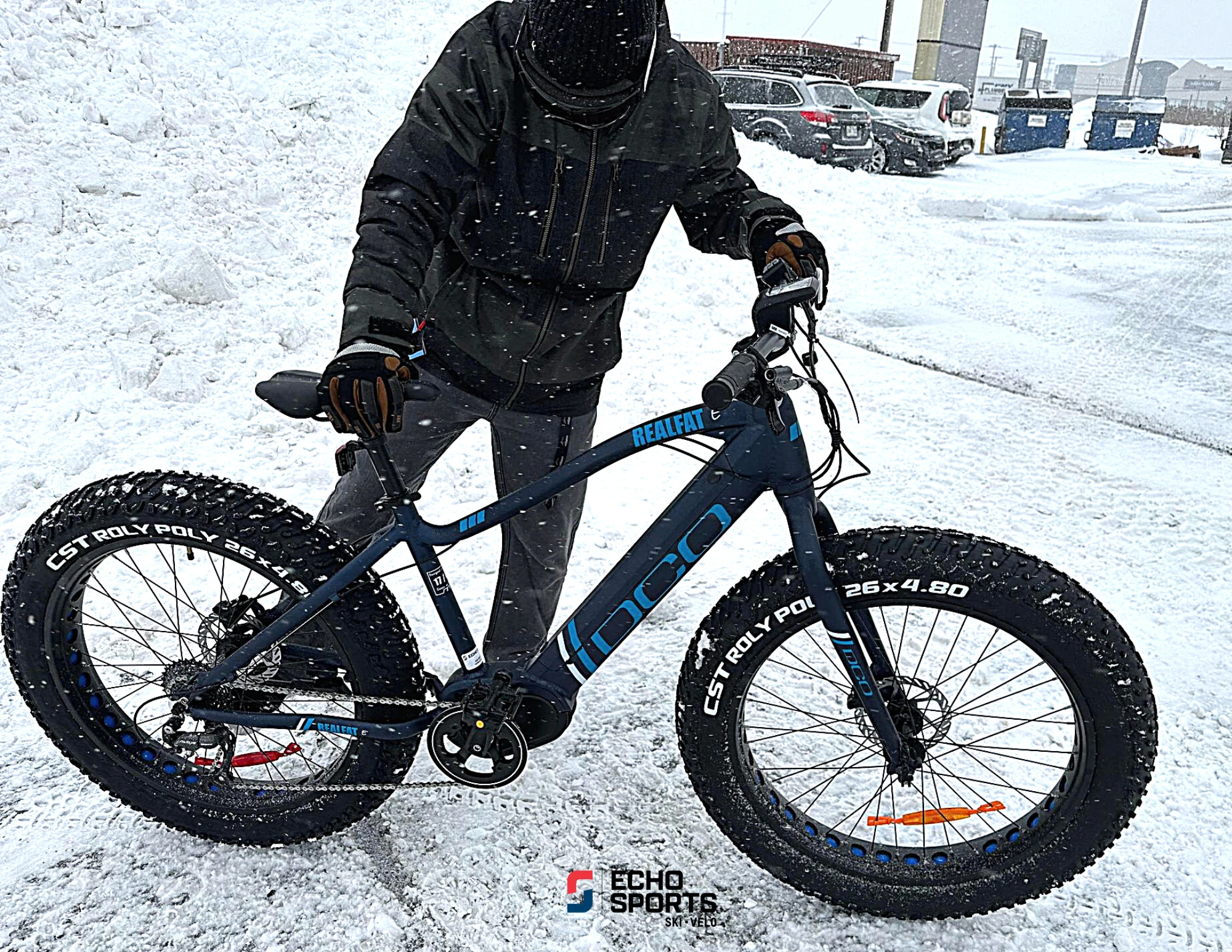 DCO DCO Realfat 26 E Bleu Foncé Fat Bike électrique – Image 4
