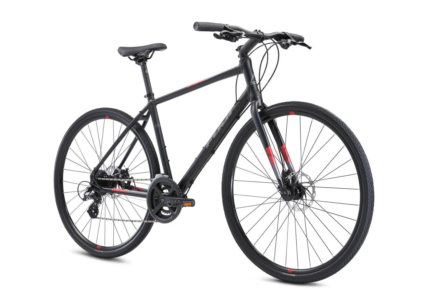 Fuji Fuji Absolute 1.9 Satin Noir Vélo Hybride – Image 2