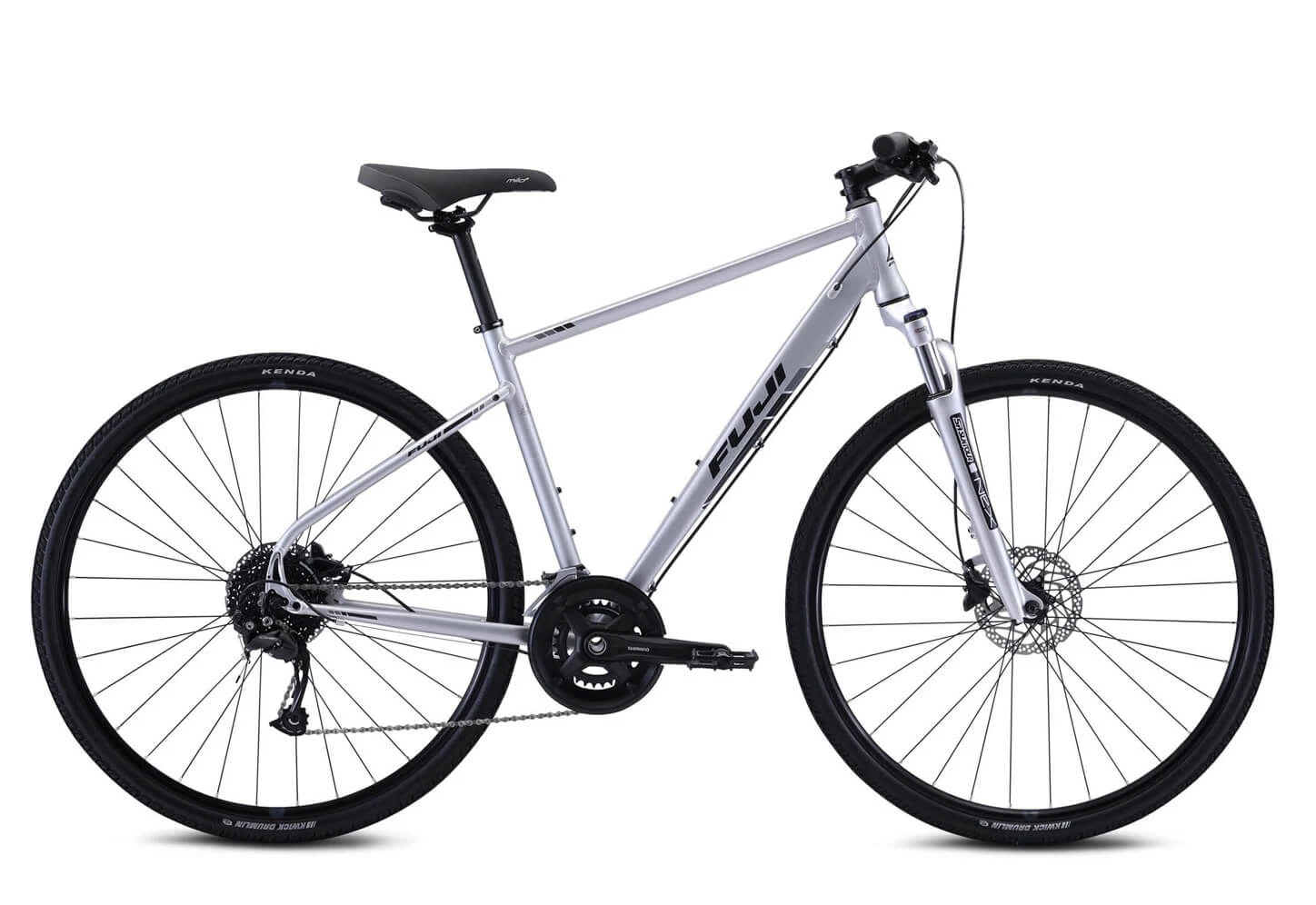 Fuji FUJI TRAVERSE 1.3 GRIS VÉLO HYBRIDE 21