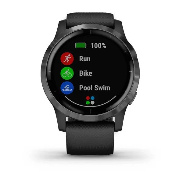 Garmin Vivoactive 4 Noir Ardoise GPS Montre Intelligente – Image 4