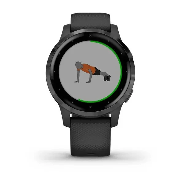 Garmin Vivoactive 4S Noir Ardoise GPS Montre Intelligente – Image 2