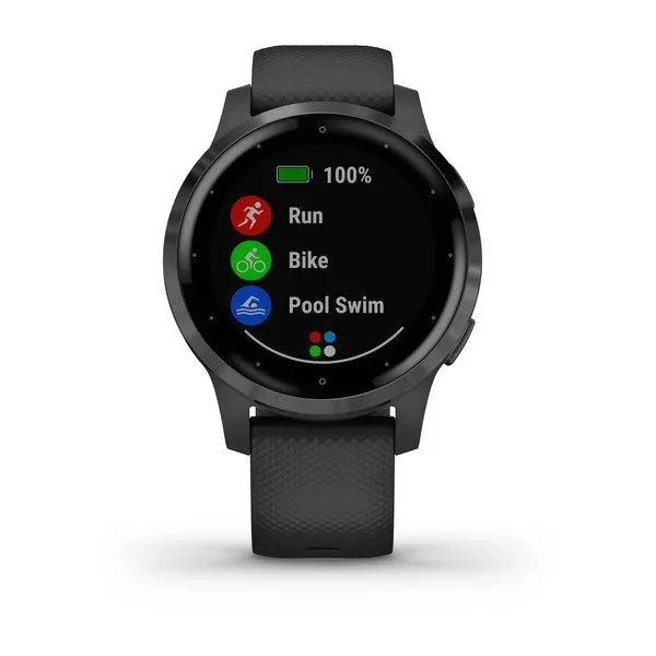 Garmin Vivoactive 4S Noir Ardoise GPS Montre Intelligente – Image 4