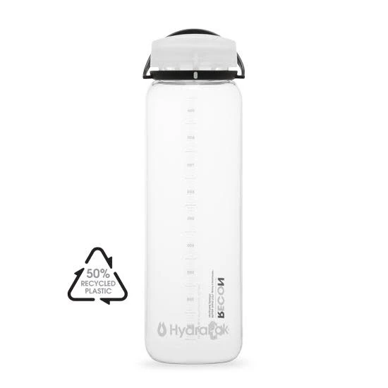 HydraPak HydraPak Recon Clear Bouteille D'eau 1L-32oz – Image 3