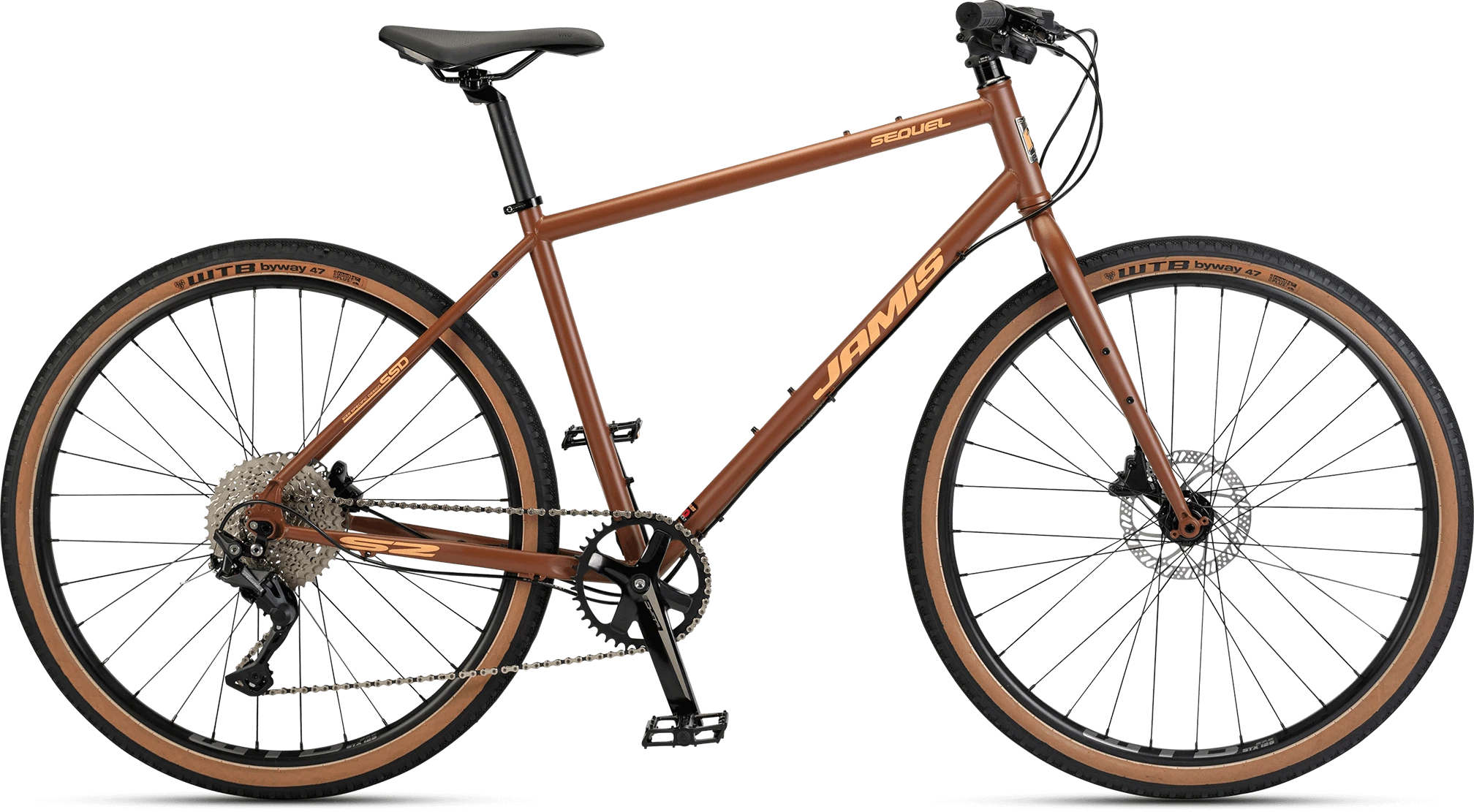 JAMIS Jamis Sequel S2 Mahogany Vélo Hybride De Ville 650B X