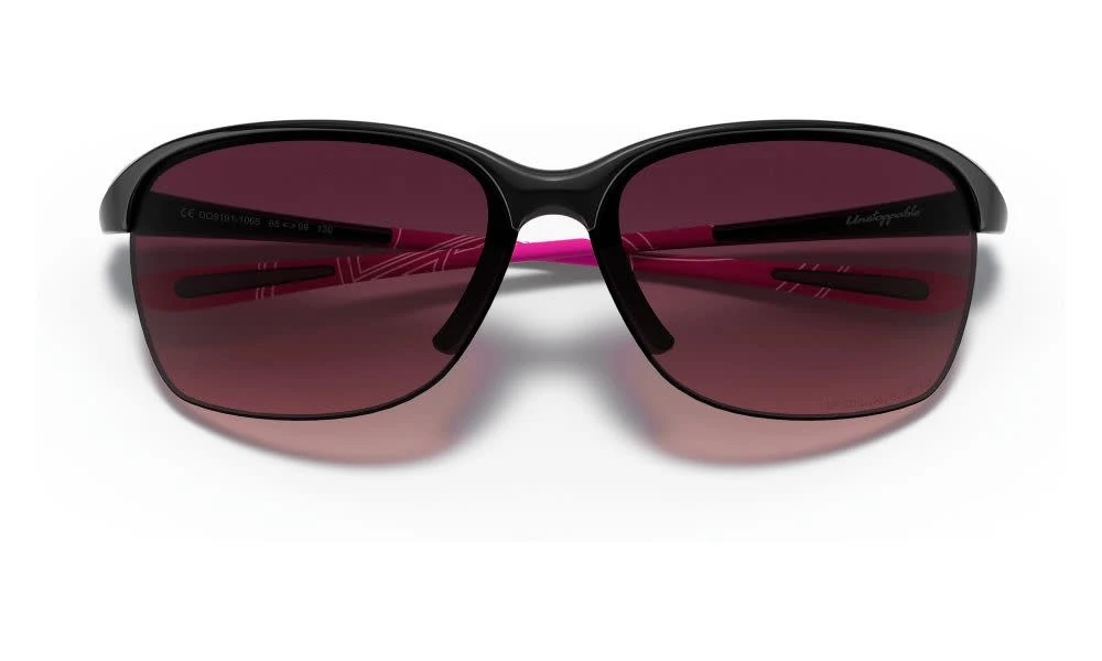 OAKLEY Oakley Unstoppable Lunette Polished Black-smokey Rose Gradient Polarisée – Image 3