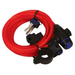 Oxford Oxford Cable Lock Rouge Cadenas 1.8 M X 12 Mm