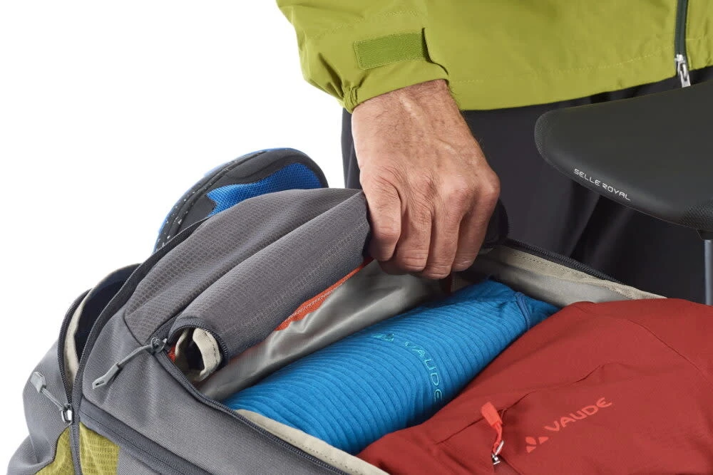 Vaude Vaude Karakorum Pro 65 Noir Sacoche Triple De Vélo Avec Sac à Dos Intégré – Image 3